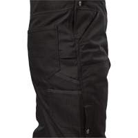 GridIron Regular Length Zip-To-Thigh Bib Overall, Men's, Large, Black Quali-T-Solutions