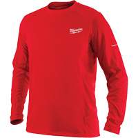 Workskin Long Sleeve Shirt, Men's, Small, Red Quali-T-Solutions