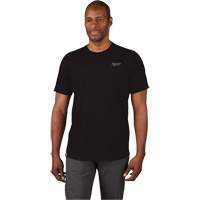 Hybrid Work Tee Shirt, Men's, Small, Black Quali-T-Solutions