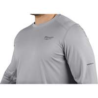 Chandail l&eacute;ger Workskin, Hommes, Petit, Gris Quali-T-Solutions
