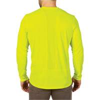 Chandail l&eacute;ger &agrave; haute visibilit&eacute; Workskin, Hommes, Petit, Jaune Quali-T-Solutions