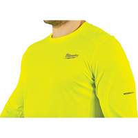 Chandail l&eacute;ger &agrave; haute visibilit&eacute; Workskin, Hommes, Petit, Jaune Quali-T-Solutions