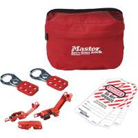 Trousse de cadenassage de base sans cadenas, Ensemble &eacute;lectrique, 8 composants compris Quali-T-Solutions