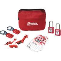 Trousse de cadenassage avec serrures en thermoplastique Zenex, Ensemble &eacute;lectrique, 11 composants compris Quali-T-Solutions