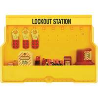 Premier Electrical Lockout Station, None Padlocks, 16 Padlock Capacity, Padlocks Not Included Quali-T-Solutions