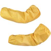 Manchons jetables niveau 1 ChemMax, Longueur de 18", Poly&eacute;thyl&egrave;ne/Polypropyl&egrave;ne, Jaune Quali-T-Solutions
