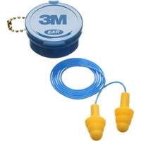 E-A-R Ultrafit Premolded Earplugs, Corded, Pair - Plastic Case, 25 dB NRR, One-Size Quali-T-Solutions