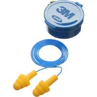 E-A-R Ultrafit Premolded Earplugs, Corded, Pair - Plastic Case, 25 dB NRR, One-Size Quali-T-Solutions