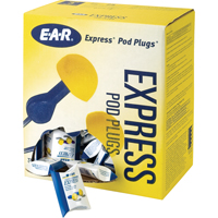 E-A-R Express Pod Plugs Earplugs, Uncorded, Bulk - Pillow Pack, 25 dB NRR, One-Size Quali-T-Solutions