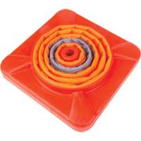 C&ocirc;ne de signalisation repliable, 18" h, Orange Quali-T-Solutions