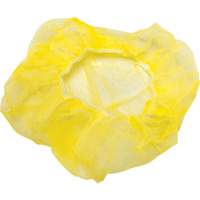 Bonnets bouffants, Polypropyl&egrave;ne, 21", Jaune Quali-T-Solutions