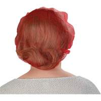 Bonnets bouffants, Polypropyl&egrave;ne, 21", Rouge Quali-T-Solutions