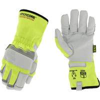 Hi-Viz Needlestick Protection Gloves, Size Small, Polyurethane Coated, DuraHide Shell, ASTM ANSI Level A5 Quali-T-Solutions