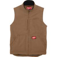 Veste doubl&eacute;e en sherpa ultra-r&eacute;sistante, Hommes, Petit, Brun Quali-T-Solutions