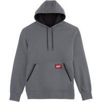 Chandail &agrave; capuchon d&eacute;paisseur moyenne, Hommes, Petit, Gris Quali-T-Solutions