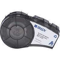 Self-Laminating Wrap Around Labels with Ribbon, Black Quali-T-Solutions