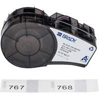 Aggressive Adhesive Multi-Purpose Labels with Ribbon, Black Quali-T-Solutions