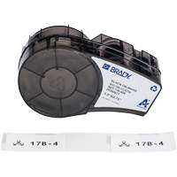 Aggressive Adhesive Multi-Purpose Labels with Ribbon, Black Quali-T-Solutions