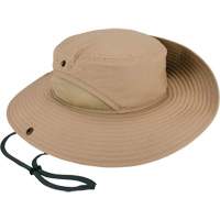 Chapeau l&eacute;ger de forestier Chill-Its 8936 avec panneau en maille, Khaki Quali-T-Solutions