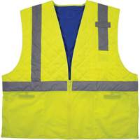 Chill-Its 6668 Safety Cooling Vest, Small, High Visibility Lime-Yellow Quali-T-Solutions
