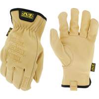Gants de travail pour conducteur, 8, Paume en Cuir fleur de vache Quali-T-Solutions