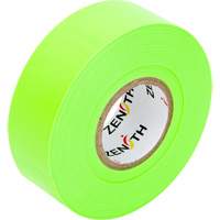 Flagging Tape, 1.1875" W x 164' L, Fluorescent Green Quali-T-Solutions