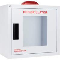 Standard Large AED Cabinet with Alarm & Strobe, Zoll AED Plus&reg;/Zoll AED 3/Cardio-Science/Physio-Control For, Non-Medical Quali-T-Solutions
