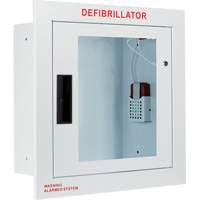 Fully Recessed Large Cabinet with Alarm, Zoll AED Plus&reg;/Zoll AED 3/Cardio-Science/Physio-Control For, Non-Medical Quali-T-Solutions
