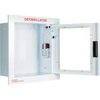 Fully Recessed Large Cabinet with Alarm, Zoll AED Plus&reg;/Zoll AED 3/Cardio-Science/Physio-Control For, Non-Medical Quali-T-Solutions