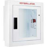 Semi-Recessed Large Cabinet with Alarm, Zoll AED Plus&reg;/Zoll AED 3/Cardio-Science/Physio-Control For, Non-Medical Quali-T-Solutions