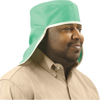 Chapeau avec couvre-nuque en coton ignifug&eacute; Weldlite, Taille unique, Vert Quali-T-Solutions
