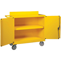 Chariot central de contr&ocirc;le des d&eacute;versements, 18" lo x 38,375" la x 36" h Quali-T-Solutions