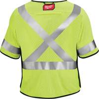 Gilet de s&eacute;curit&eacute; &agrave; maille d&eacute;tachable, Noir/Jaune lime haute visibilit&eacute;, Moyen/Petit Quali-T-Solutions