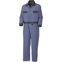 5133 Coveralls with Concealed Brass Buttons, Men's, Navy Blue, Size 36 Quali-T-Solutions