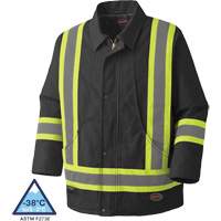 5535BKA Quilted Duck Parka, Black, X-Small Quali-T-Solutions