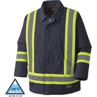 5535A Quilted Duck Parka, Navy Blue, Small Quali-T-Solutions