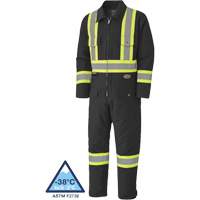 5539BKA Quilted Duck Coveralls, Small, Black Quali-T-Solutions