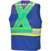 7730 FR-Tech&reg; Flame-Resistant Arc Safety Vest, Small, Royal Blue, 10 cal/cm² Quali-T-Solutions