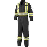 7702BKT FR-Tech&reg; Arc-Rated Coverall, Size 40 (Tall), Black, 10 cal/cm² Quali-T-Solutions