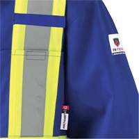7706T FR-Tech&reg; Flame-Resistant Coverall with Leg Zippers, Size 40 (Tall), Royal Blue, 9.7 cal/cm² Quali-T-Solutions