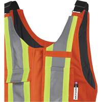 5534A Flame-Resistant Quilted Safety Overalls, Small, Orange Quali-T-Solutions