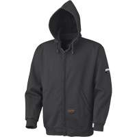 337 Capuche &agrave; fermeture &eacute;clair ignifug&eacute;e, Hommes, T-petit, Noir, 22 cal/cm² Quali-T-Solutions
