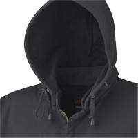 337 Capuche &agrave; fermeture &eacute;clair ignifug&eacute;e, Hommes, T-petit, Noir, 22 cal/cm² Quali-T-Solutions