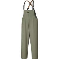 D7020 Dry King&reg; Stretch Bib Pants, X-Small, Polyurethane, Green Quali-T-Solutions