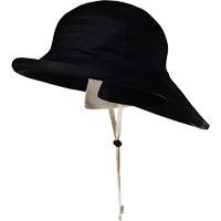 D5050 Chapeau Sou'wester traditionnel noir Dry King, Petit, Noir, Caoutchouc Quali-T-Solutions