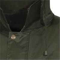 D8120J Manteau &agrave; capuchon ind&eacute;chirable Nailhead pour planteur d'arbres, Polyester/PVC, T-petit, Vert Quali-T-Solutions