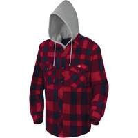 415RB Chemise &agrave; capuche matelass&eacute;e, Hommes, Petit, Multicolore Quali-T-Solutions