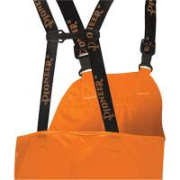 5882 FR/Arc-Rated Waterproof Safety Bib Pants, X-Small, High Visibility Orange Quali-T-Solutions