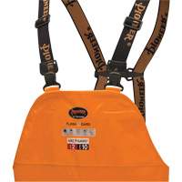5882 FR/Arc-Rated Waterproof Safety Bib Pants, X-Small, High Visibility Orange Quali-T-Solutions