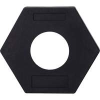 2320 Base de poteau d&eacute;lin&eacute;ateur empilable, 17 lb Quali-T-Solutions